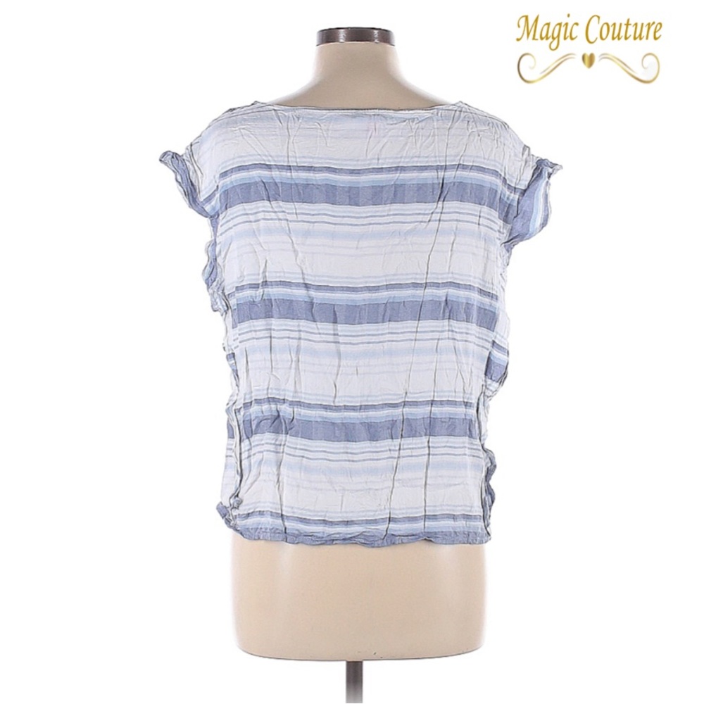 Vince Camuto Blue and White Striped Top๐๐ค๐ - Picture 3 of 3